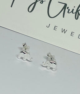 10mm Elephant stud earrings