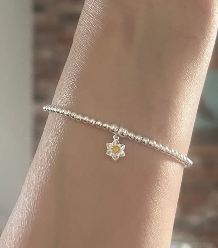Daffodil ring and bracelet for Jean