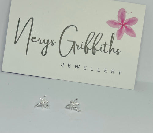 Dragonfly stud earrings