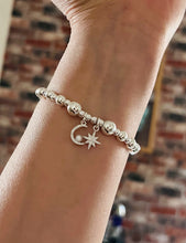 Chunky star and moon bracelet