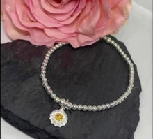 Daisy bracelet and ring set