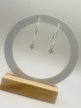 Sterling Silver Chunky Heart Drop Earrings