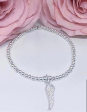 Angel wing bracelet and ring
