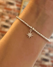 Sterling silver north star bracelet and Necklace set