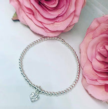 Classic Sterling Silver with Crystal Charm