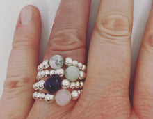 Sterling Silver and Amethyst Gemstone Ring