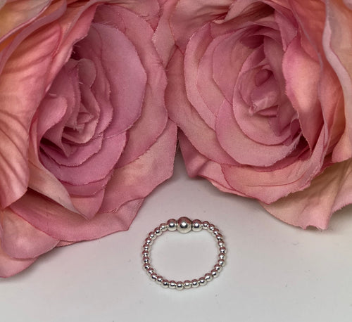 Sterling silver ring stacking ring