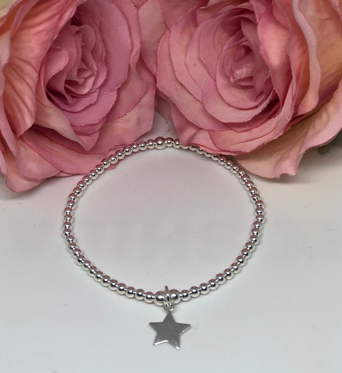 Sterling Silver Star Bracelet