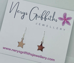 Sterling Silver Star Earrings