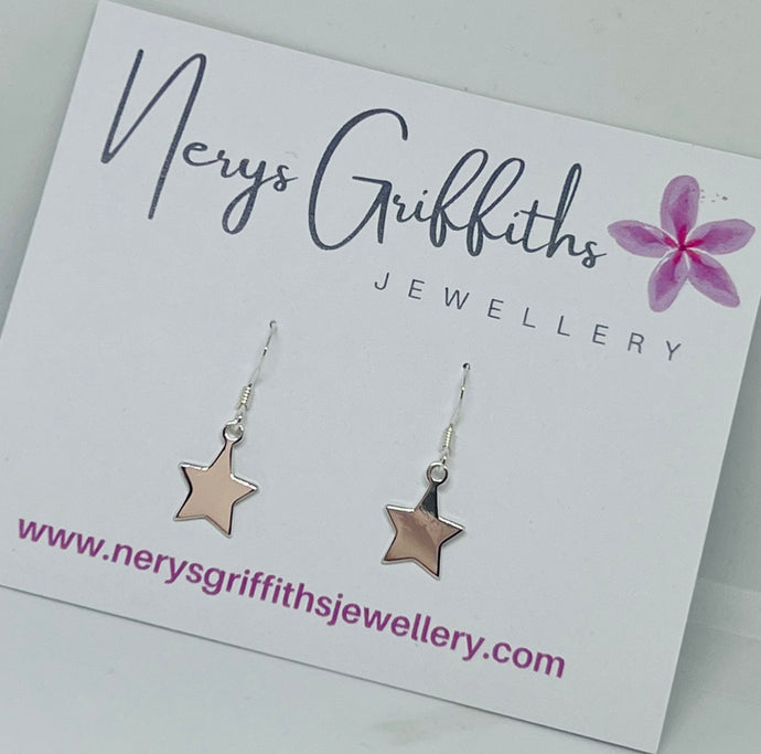 Sterling Silver Star Earrings