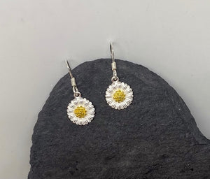 Sterling silver Daisy earrings