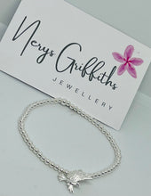 Sterling silver classic Hummingbird charm bracelet