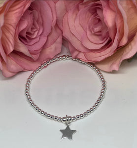 Childrens Classic Sterling Silver with Star Charm