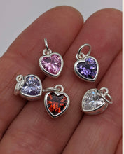 Classic Sterling Silver with Rose Heart Charm