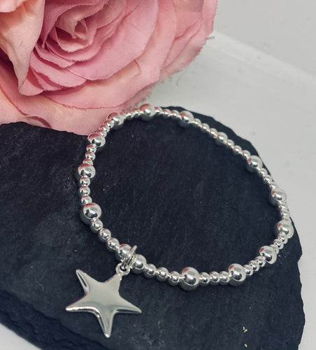 Chunky spacer bracelet with 5mm spacer beads