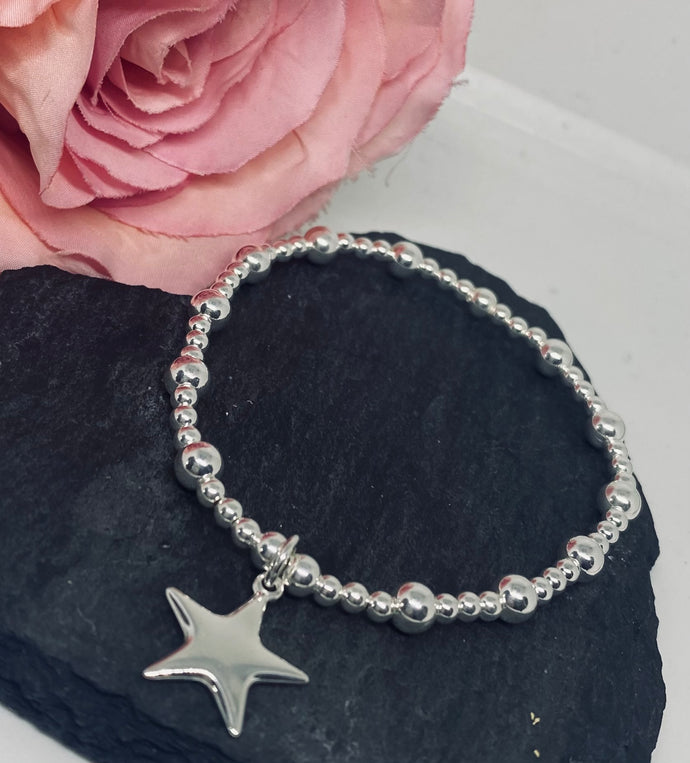 Chunky spacer bracelet with 5mm spacer beads