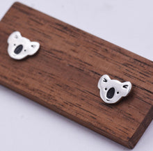 Sterling silver Koala stud earrings