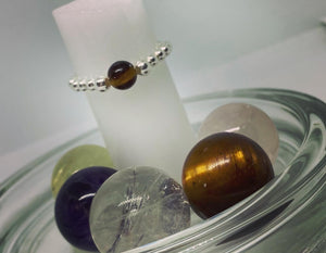 Sterling Silver and Tiger’s Eye Gemstone Ring