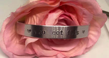 Personalised curve bracelet