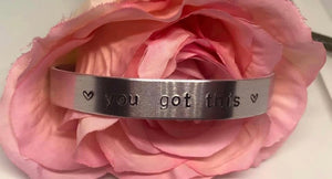 Personalised curve bracelet