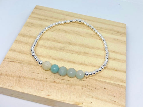 Sterling Silver and Gemstone Bracelets