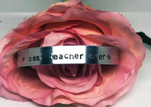 Personalised curve bracelet