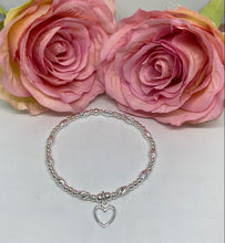 NEW Limited Edition: Sterling silver oval swirly cut bracelet